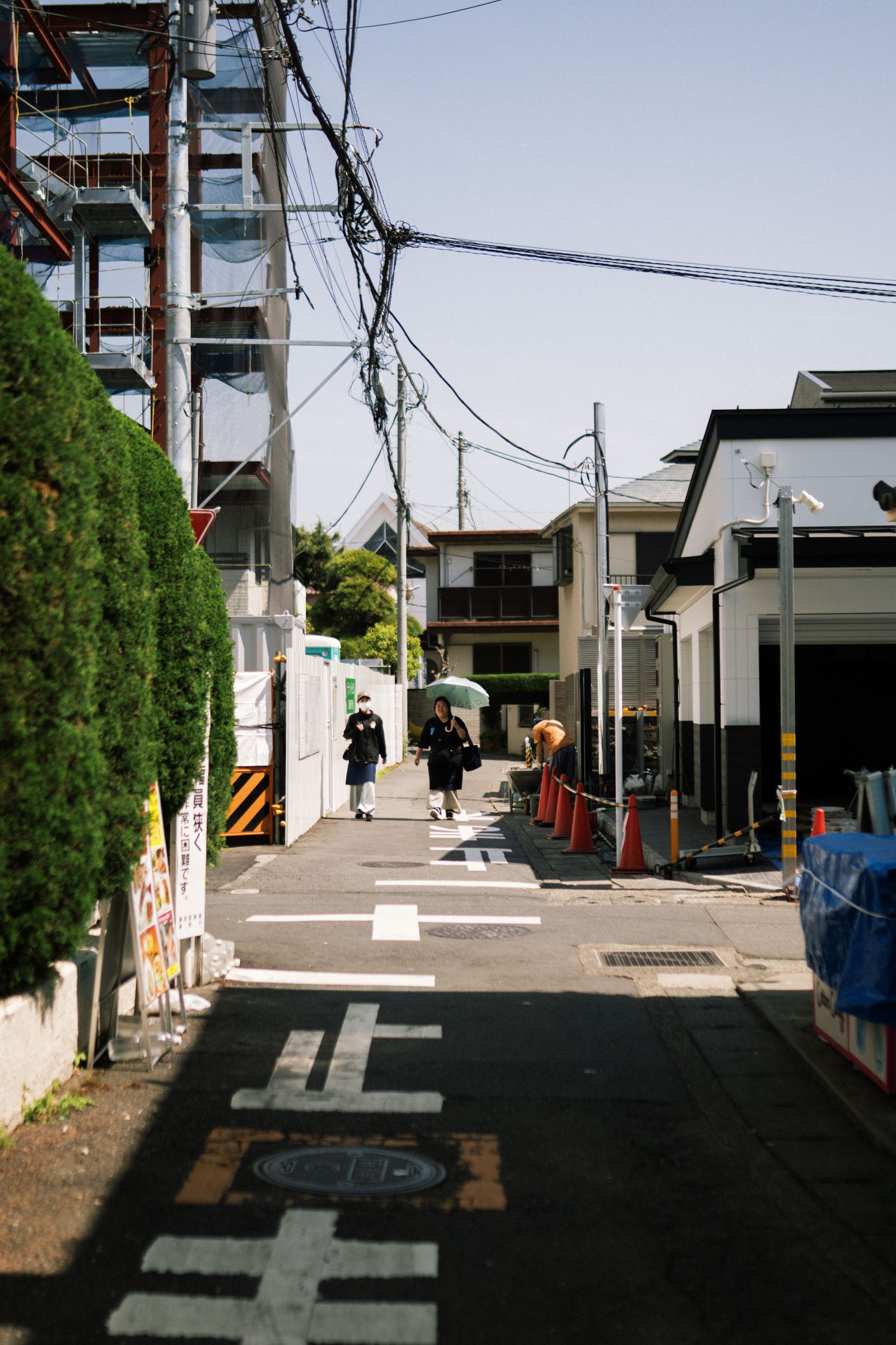 Quiet Japanese neighbourhood street